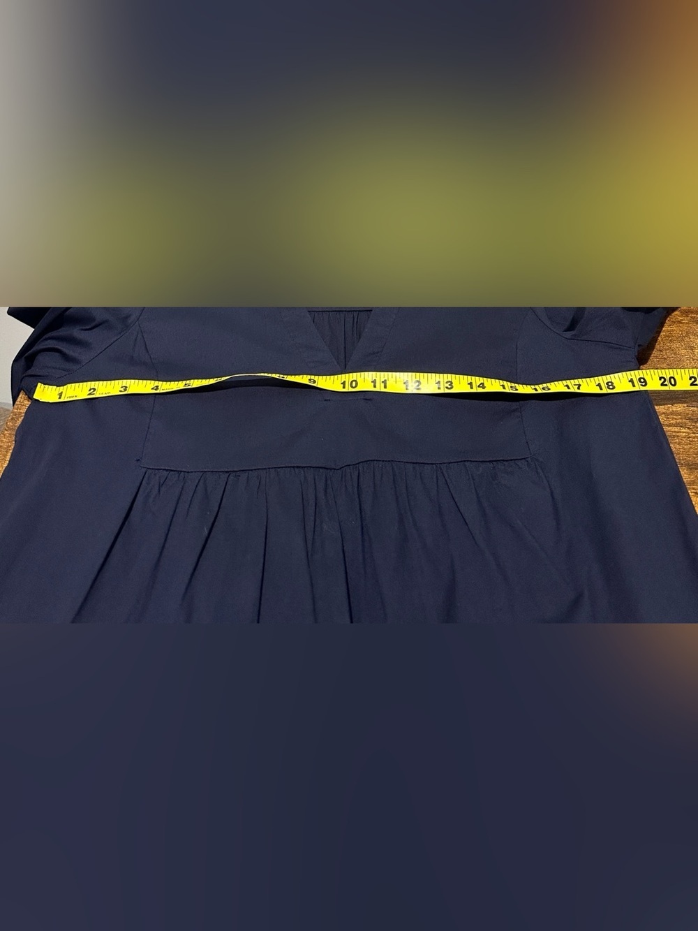 Tuckernuck Pomander Place Navy Cotton Poplin Kenzo Dress - Picture 9 of 9